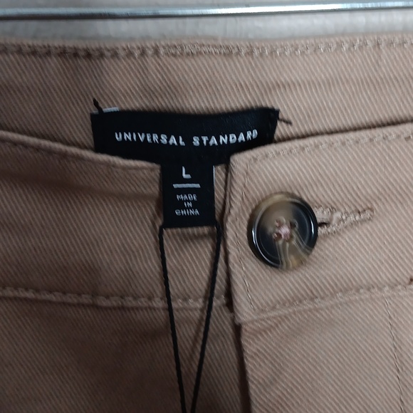 Universal Standard Tan Trousers Size Large 22-24 NWT - Picture 3 of 6
